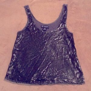 American Eagle sequined tank XS